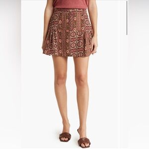 Walter Baker - Shauna Tile Mixed Print Miniskirt